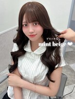 リルミー ミュエナ 大須 矢場町(Lilme myuena) ミントベージュ/ブリーチなしダブルカラー