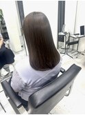 美髪ストレートでつくる、ツヤまとまりロング