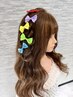リボン付き10分ヘアセット￥1,400