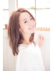 【miel hair blanc】光に溶け込むヌーディーベージュ☆☆