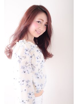 リアン(Lian) 【Lian】シースルーピンク×大人可愛いセミロング☆