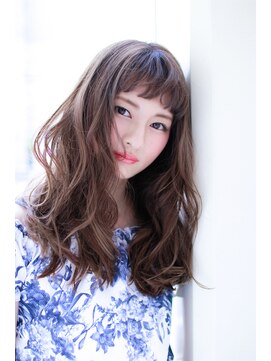 イロドリ ヘアーデザイン(IRODORI hair design) IRODORI　ゆるふわ無造作セミロング　［西尾一寛］