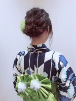 ネオリーブリノア 北千住東口店(Neolive Linoa)&nbsp;まとめ　浴衣　ヘアセット　袴　卒業式