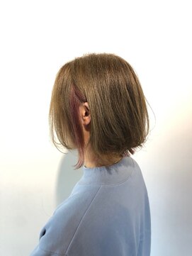 ジアザー(the other) ボブ～ベージュ×ピンク～