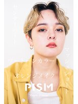 ピズム(PISM) 小顔センターパートイメチェンショート/ツートンカラー