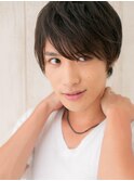 重めバングの目力ＵＰこなれ感ウルフショートN上尾