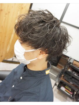 ヘアテリア リュウ 大塚(hair teria ryu) メンズ無造作パーマ