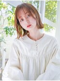 内巻き　ボブ　ワンレン　ストレート