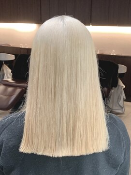 ディーン 名駅店(DEAN) ダブルカラー ブリーチカラー ブロンド 金髪 ハイトーン