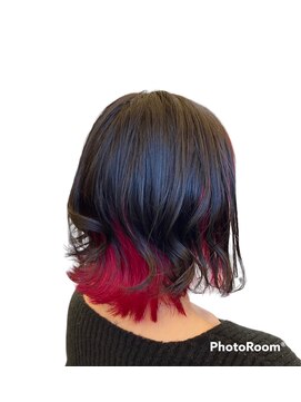 メルト(MELT) インナーカラー　ピンクカラー