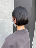 切りっぱなしボブ