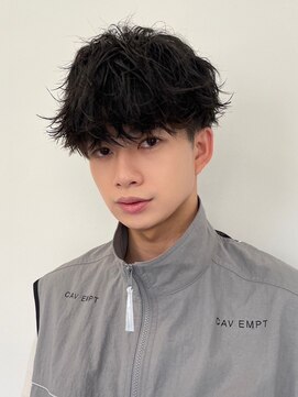 ツーダブルバイフィフス 西梅田店(WW.. by fifth) ツイストスパイラルパーマメンズパーマツイストパーマウルフ梅田