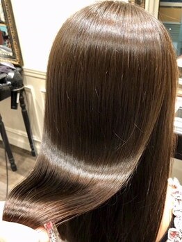 ヘアーアンドファッションシオミエイチ (hair＆fashion shiomi H)の写真/《ノンダメージサロン(R)公式認定》栄養分をたっぷり補給♪手触り抜群なナチュラルストレートに!