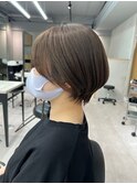 アッシュカラー_くびれショート_アッシュベージュ
