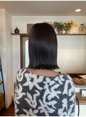 切りっぱなしボブ