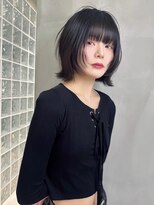 ロンド ジュルード 名古屋(Lond jeloud)&nbsp;20代30代 外ハネボブ 黒髪 フェイスレイヤー ウルフ 小顔 2