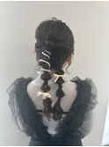 【kulmbyLuccica 廣江潔花】◎ヘアアレンジ×ツイン編みおろし◎