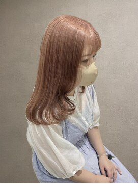 ユッカ 梅田(YUCCA) 【YUCCA】大人可愛い/ミディアム/pink beige