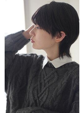 モアナ バイ ラナ 甚目寺店(MoanA BY LANA) 韓国風/透明感カラー/オリーブベージュ/ぱっつん前髪/小顔カット