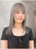 こなれミディ前髪ミルクティーピンク_ba460701