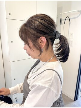 ファーム 大崎店(FAAM) 大人ハイライト×グレージュ