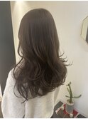 【天神今泉】くすみベージュレイヤーカット