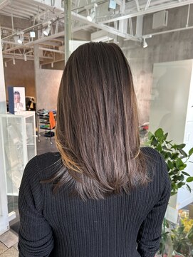 サンエンヘアー(lll_en hair) レイヤーカットand髪質改善トリートメント