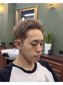 スパイキーショートミルクティーベージュ