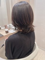 コーエン(cowen) 伸ばしかけグレージュひし形ミディアム似合わせイメチェン50代