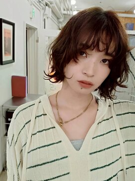 ポーチバイハニー オモテサンドウ(PORCH by HONEY omotesando) ナナパーマ/ミニマルボブ/チョコレートブラウン/くるくるパーマ2