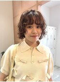 ゆるふわボブ × ニュアンスパーマ
