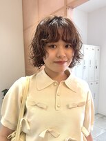 メルト 西梅田店(melt)&nbsp;ゆるふわボブ × ニュアンスパーマ