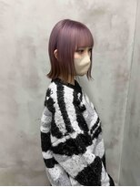 サロウィン 広島(SALOWIN)&nbsp;ラベンダーカラー×ブラウン　エンドカラー