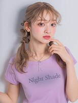 ライン(LYNE) 透明感ライトベージュ/可愛い/アレンジ/ケアカラー