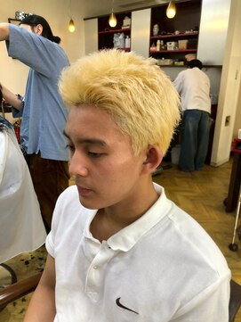 レボルトヘアー(R EVOLUT hair) MEN’S/リバースセンターパート/ニュアンスパーマ/柏駅