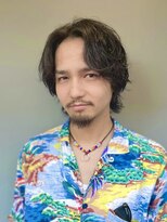 リットヘアープラス 方南町店(litto hair+)&nbsp;大人ゆるパーマ×センターパート