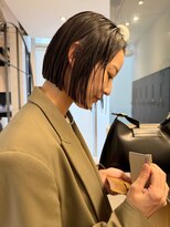 ローマー 明治神宮前 渋谷(ROAMER) 縮毛矯正ショートカット切りっぱなしボブ表参道レイヤーボブ