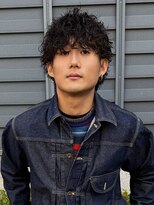 ラパンセブランメンズ 蟹江(LA PENSEE BRUN MEN'S)&nbsp;[LAPENSEE_inagaki]  波巻きパーマ
