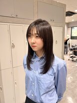 アンドカオマワリカットファム(Fann.)&nbsp;韓国風くびれレイヤー×シースルーバング