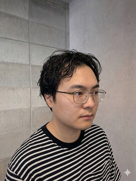ワンワンオー バーバーショップ コンチネンタル(@110 BARBER SHOP continental) 韓国風センターパートツーブロック
