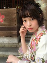 ネオリーブニコ 大井町店(Neolive Nico)&nbsp;【neolive nico 大井町店】 浴衣着付け　ハーフアップ