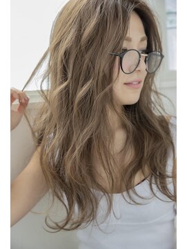 ドラマチックヘア 野鳥の森店(DRAMATIC HAIR) #シルバーロング#ニュアンスグラデーション#ラフウェーブ◎20代