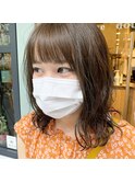 ミントベージュカラー