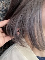 ヘアー カフナ 京急蒲田店(hair kahuna)&nbsp;【透明感】インナーカラー×グレー
