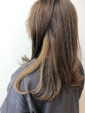 デイズ(DAYS) 耳上インナーカラー#大人向け#30代#40代#50代ー