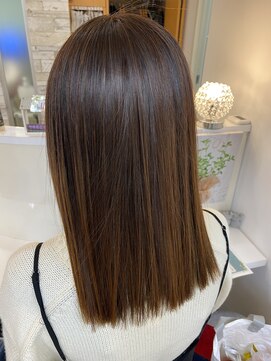 ヘアー バイ ミーズ(hair by Mii’s) 生酵素カラー／コーラルベージュ