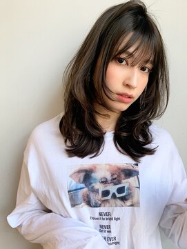 マリアバイアフロート(Maria by AFLOAT) 【山田】顔周り小顔ウルフアッシュ外ハネレイヤー