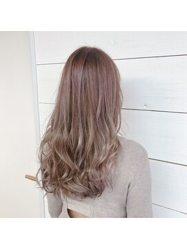 ピース トウキョウ(PEACE TOKYO) バレイヤージュ×ラベンダーグレージュ