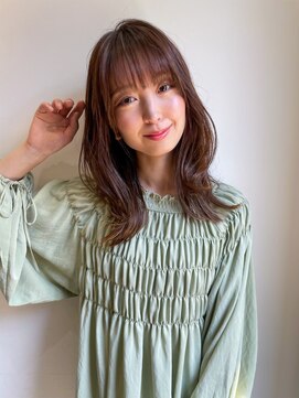 イオエ(ioe) イメチェン/外ハネボブ/ワイドバング/ブルーブラック/美髪