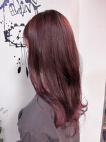 グリー ヘアープロデュース(Gree hair produce) 【Gree金子】チェリーピンク/フェミニンロング/ブリーチなし